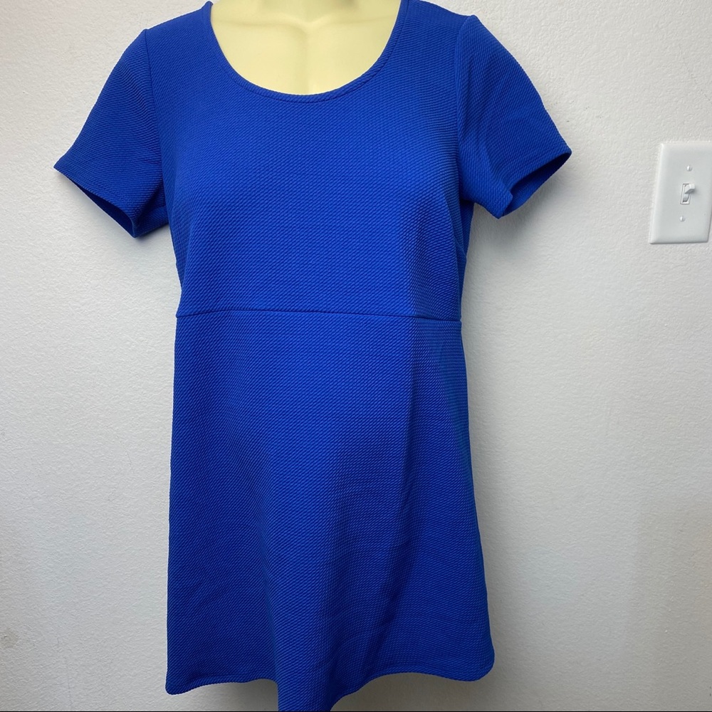 Motherhood Maternity Textured Peplum Top